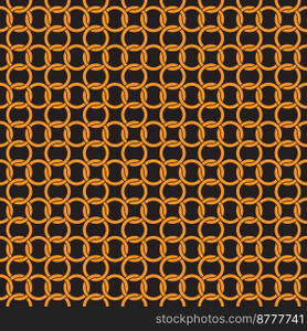 Seamless Circle Chain Interlink Pattern Background Texture