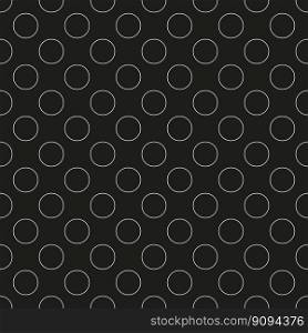 Seamless circle outline pattern background