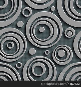 Seamless Circle Pattern. Vector Abstract Background. Seamless Circle Pattern