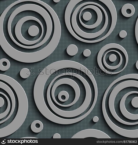 Seamless Circle Pattern. Vector Abstract Background. Seamless Circle Pattern