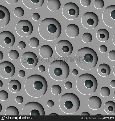Seamless Circle Pattern. Vector Abstract Background. Seamless Circle Pattern