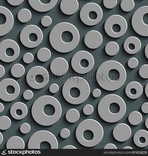 Seamless Circle Pattern. Vector Abstract Background. Seamless Circle Pattern