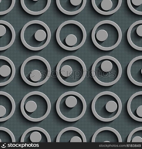 Seamless Circle Pattern. Vector Abstract Background. Seamless Circle Pattern