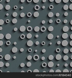 Seamless Circle Pattern. Vector Abstract Background. Seamless Circle Pattern