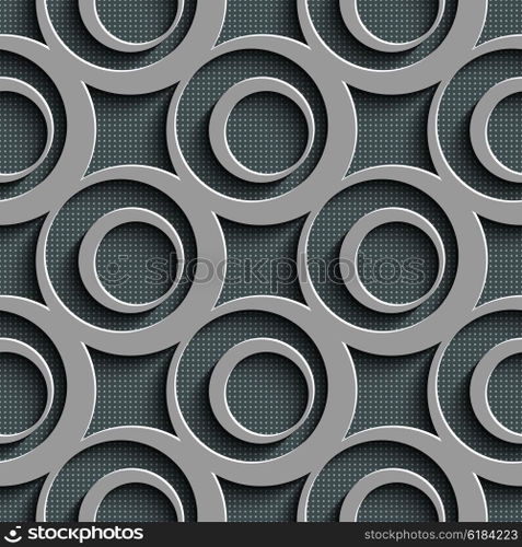 Seamless Circle Pattern. Vector Abstract Background. Seamless Circle Pattern