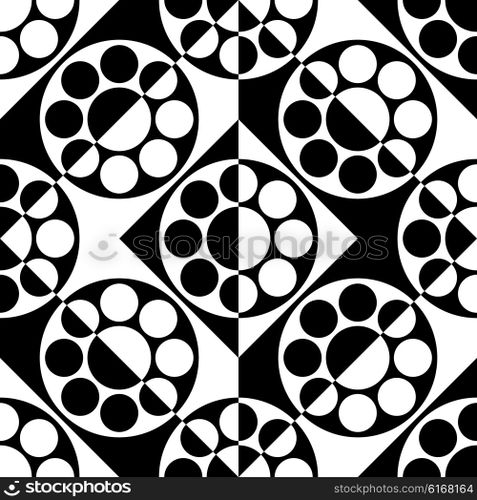 Seamless Circle Pattern. Vector Regular Texture. Seamless Circle Pattern