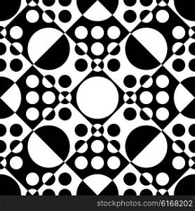 Seamless Circle Pattern. Vector Regular Texture. Seamless Circle Pattern
