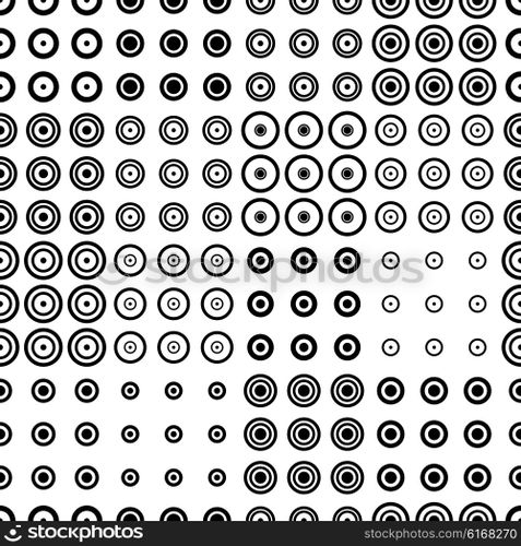 Seamless Circle Pattern. Vector Regular Texture. Seamless Circle Pattern