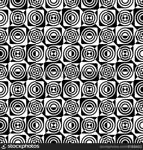 Seamless Circle Pattern. Vector Regular Texture. Seamless Circle Pattern