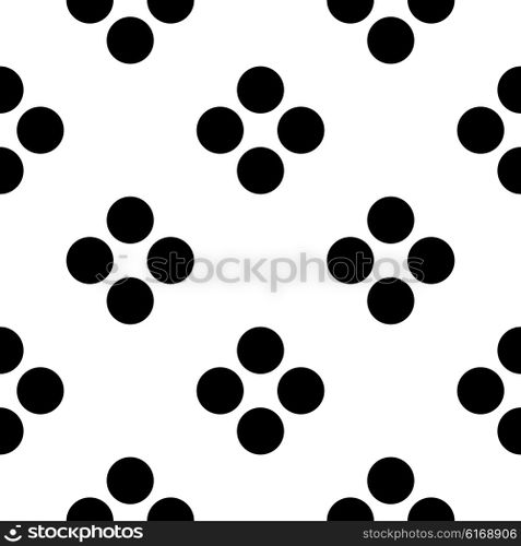 Seamless Circle Pattern. Vector Regular Texture. Seamless Circle Pattern