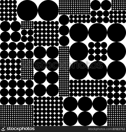 Seamless Circle Pattern. Vector Regular Texture. Seamless Circle Pattern