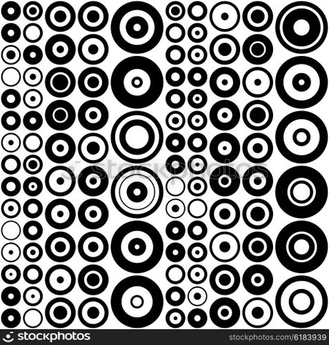 Seamless Circle Pattern. Vector Regular Texture. Seamless Circle Pattern