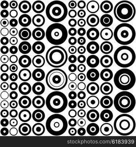 Seamless Circle Pattern. Vector Regular Texture. Seamless Circle Pattern