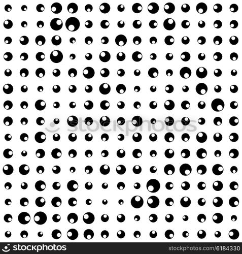 Seamless Circle Pattern. Vector Regular Texture. Seamless Circle Pattern