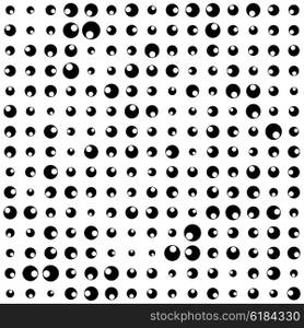 Seamless Circle Pattern. Vector Regular Texture. Seamless Circle Pattern