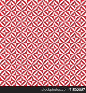Seamless circle square intersect interlock pattern background