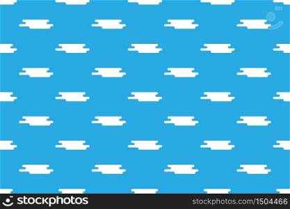 Seamless cloud pattern in an abstract style. Simple vector illustration for simple backgrounds, textures, textiles and packaging