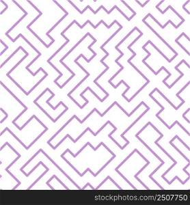 Seamless color pattern of lines creating abstract shapes of different sizes and shapes. Pattern for texture, textiles, banners and simple backgrounds