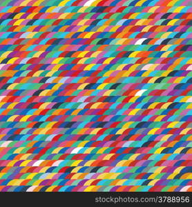 Seamless colorful pattern background like scale shape with vivid color tones