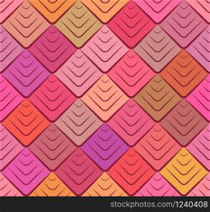 Seamless colorful texture with triangular scales. Vector background for your creativity. Seamless colorful texture with triangular scales. Vector backgro