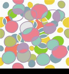 Seamless colorfull abstract hand-drawn pattern