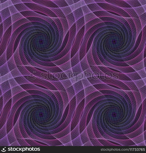Seamless computer generated fractal pattern Vector Image