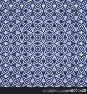 Seamless concentric circle pattern background