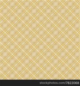 Seamless cross brown shading diagonal pattern, vector illustration