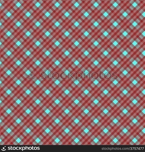 Seamless cross dark red-blue diagonal pattern, vector illustration