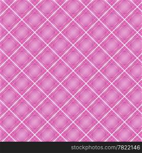 Seamless cross pink shading diagonal pattern, vector illustration