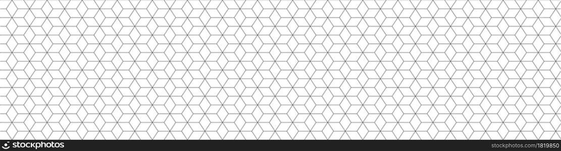 Seamless cube background pattern. 3D vector geometric illustration