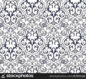 Seamless Damask Decorative Graphic Pattern. Fabric, Textile, Wrapping Paper.
