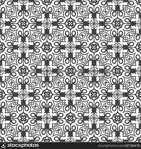 Seamless Damask pattern. | Vector illustration.