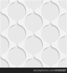 Seamless Damask Pattern. Vector Soft Background. Regular White Texture. Seamless Damask Pattern