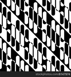 Seamless Diagonal and Vertical Stripe Background. Vector Monochrome Pattern