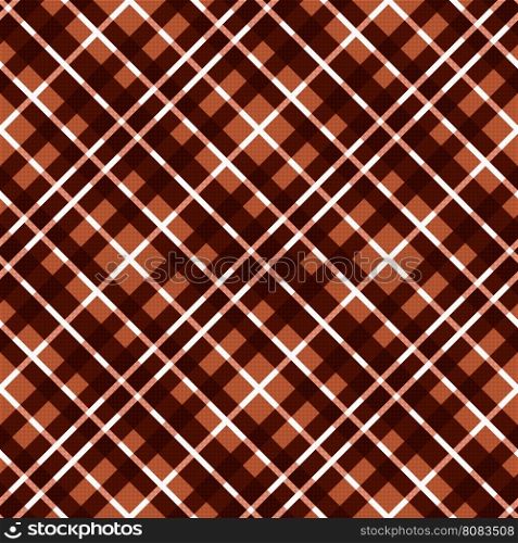 Seamless diagonal vector pattern mainly in brown hues