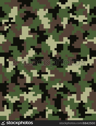 Seamless digital camouflage