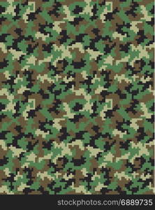 Seamless digital camouflage