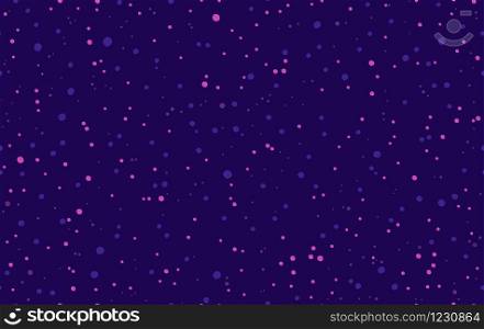 Seamless dot pattern in purple. Randomly disposed spots. Dots background. Seamless dot pattern in purple. Randomly disposed spots. Dots background.