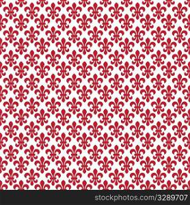 Seamless fleur de lis wallpaper pattern