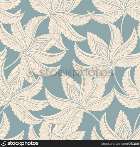 Seamless floral background pattern. Decorative backdrop for fabric, textile, wall covering, wrapping paper, card, invitation, wallpaper, web design.