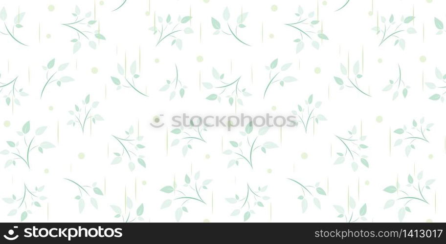 Seamless floral pattern background, Flower vector illustration, Hand drawn decorative element, Seamless backgrounds and wallpapers for fabric, packaging, Decorative print, Textile, repeating pattern