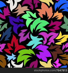 Seamless floral pattern. EPS 10 vector illustration without transparency.