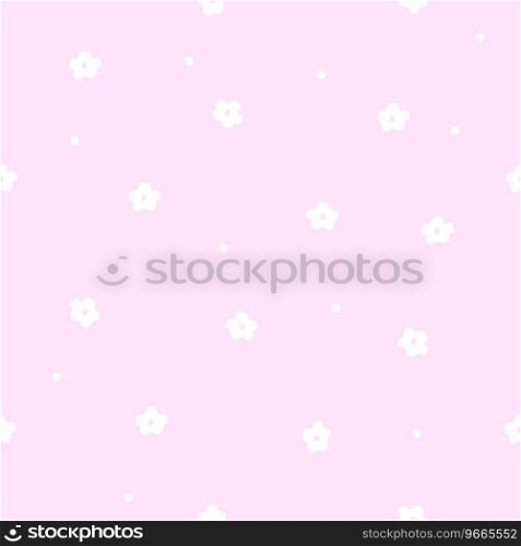 Seamless floral pattern, pink background, texture