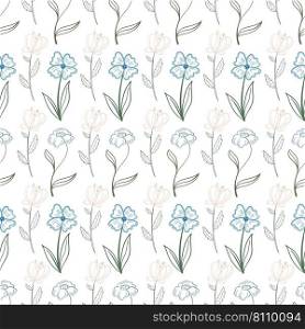 Seamless floral pattern Royalty Free Vector Image