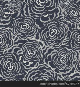 Seamless floral sketch pattern