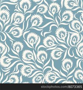 Seamless floral vintage pattern. Vector background for fabric, textile, wrapping paper, web pages, wedding invitations, save the date cards.