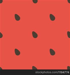 Seamless food pattern with watermelon seeds. Sunny wallpaper texture
