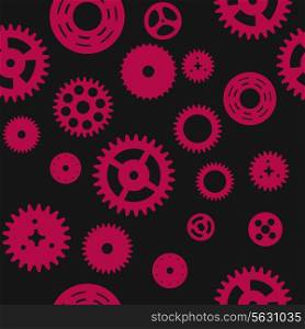 Seamless gear and cogwheel background