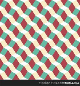 Seamless geometric abstract faceted 3d pattern background
